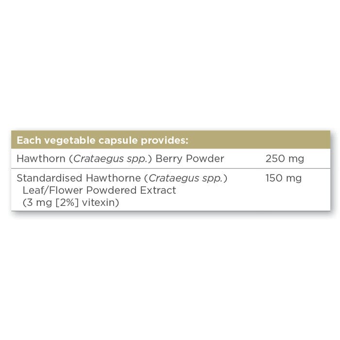 Hawthorn Extract Extract Vegatable Capsules - Pack of 60 Solgar 