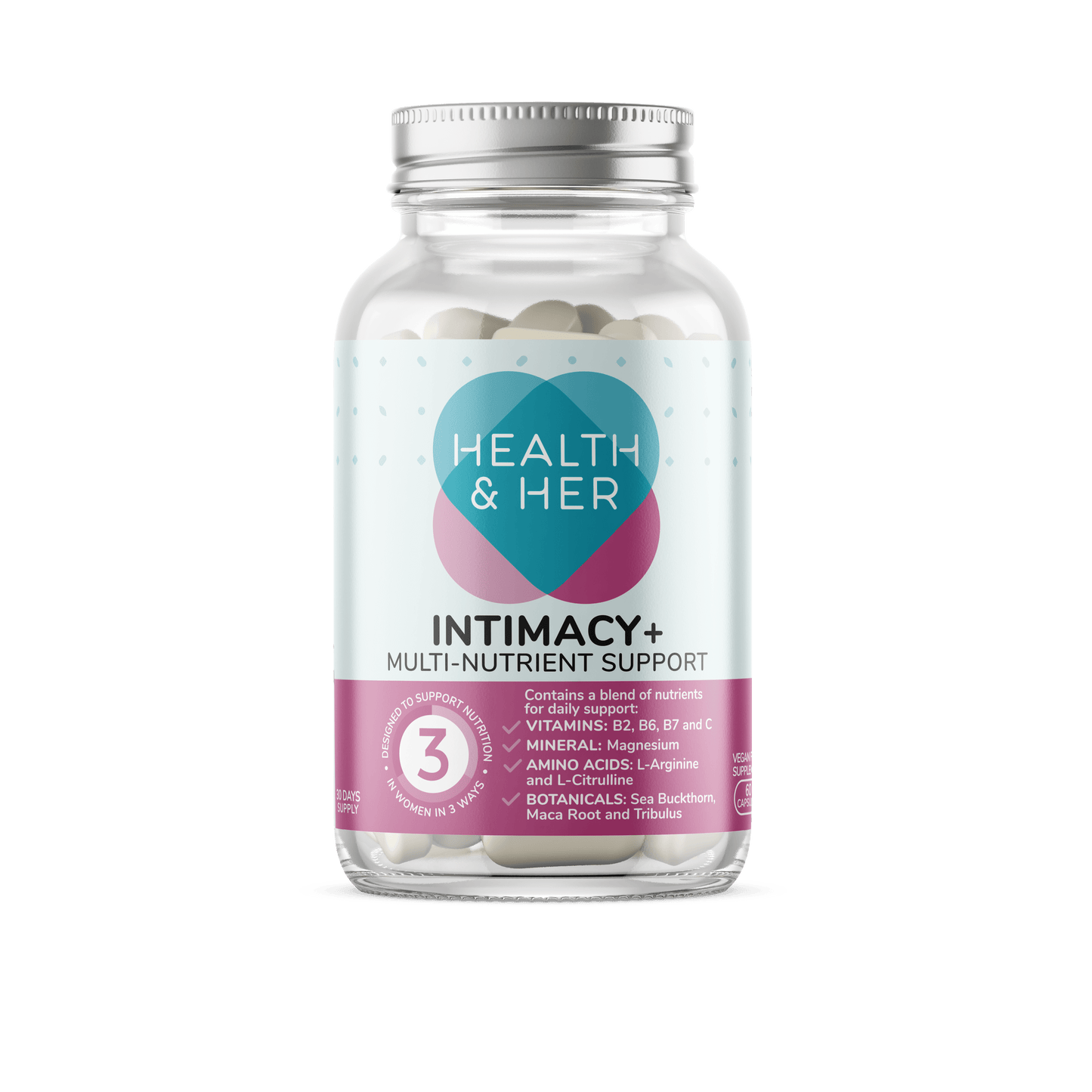 Health & Her Intimacy+ Supplement 60s Capsules Health & Her/Him 