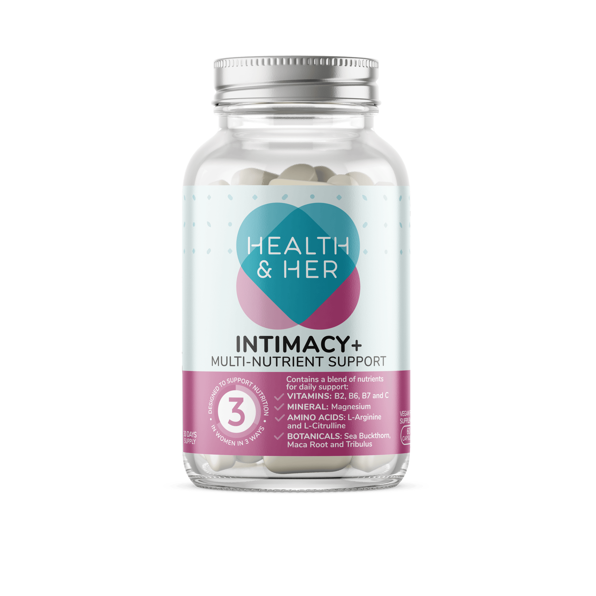 Health & Her Intimacy+ Supplement 60s Capsules Health & Her/Him 