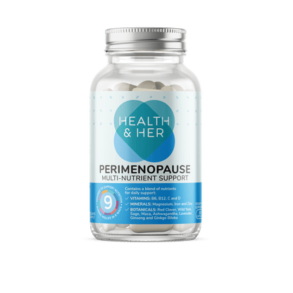 Health & Her Perimenopause Supplement 60s Capsules Health & Her/Him 