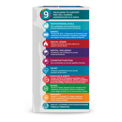 Health & Him Andropause 55+ Multi-Nutrient Supplement 60s Health & Her/Him 