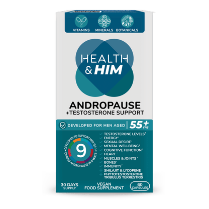 Health & Him Andropause 55+ Multi-Nutrient Supplement 60s Health & Her/Him 