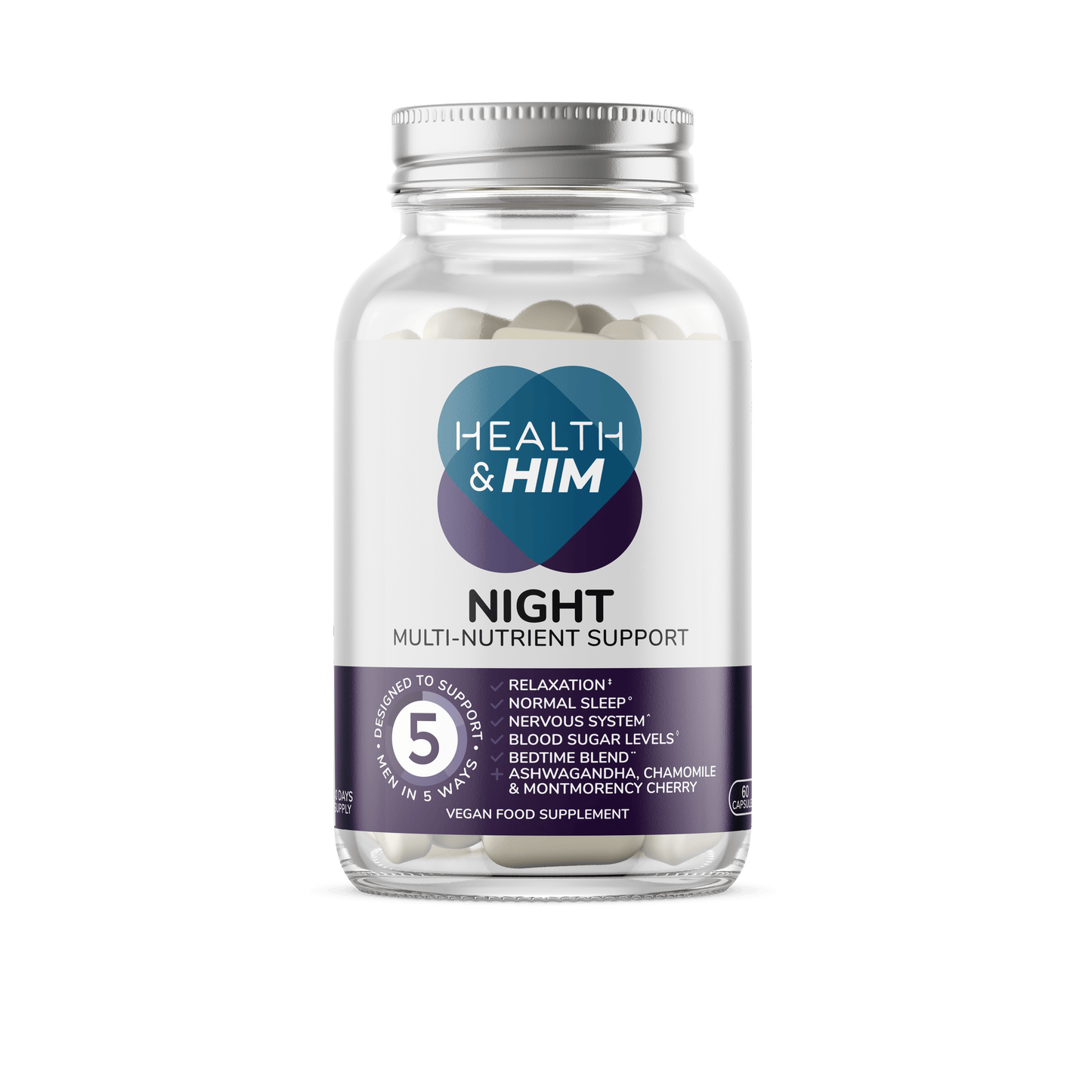 Health & Him Night Multi-Nutrient Supplement 60s Health & Her/Him 