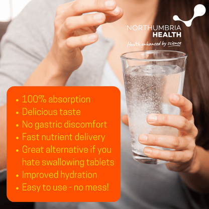 Immune Support Effervescent Orange Flavour Tablets -20 tablets Effervescent Tablet Northumbria Health 