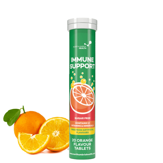 Immune Support Effervescent Orange Flavour Tablets -20 tablets Effervescent Tablet Northumbria Health 