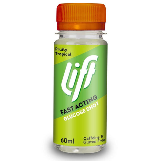 LIFT Fast Acting Glucose Shots Fruity Tropical Lift 