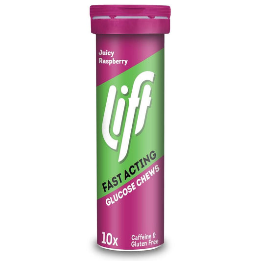 Lift Glucose Chews Juicy Raspberry Lift 