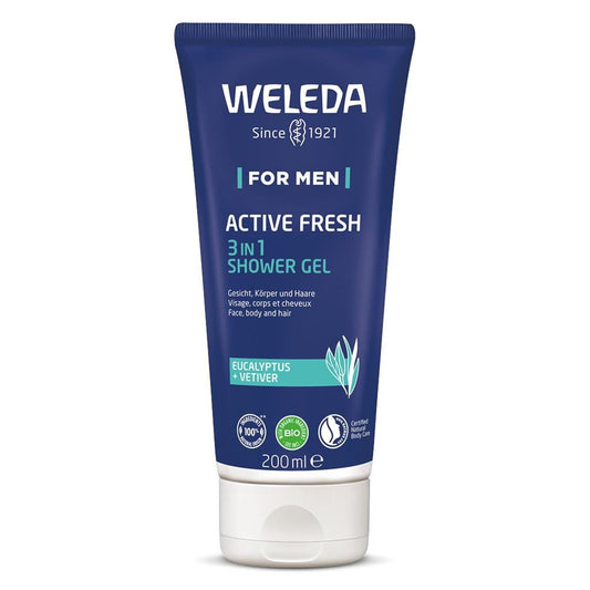 Men's Active Fresh 3-in-1 Shower Gel 200ml Weleda 