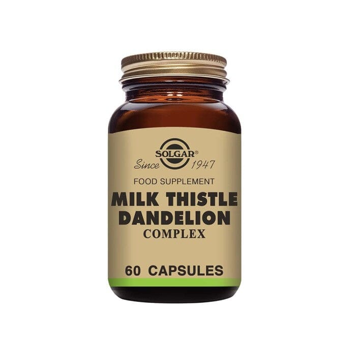 Milk Thistle Dandelion Complex Vegatbale Capsules - Pack of 50 Solgar 