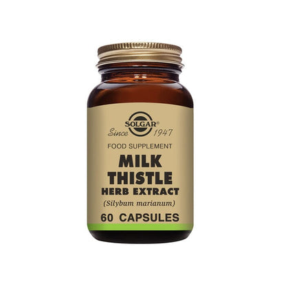 Milk Thistle Herb Extract Vegetable Capsules - Pack of 60 Solgar 