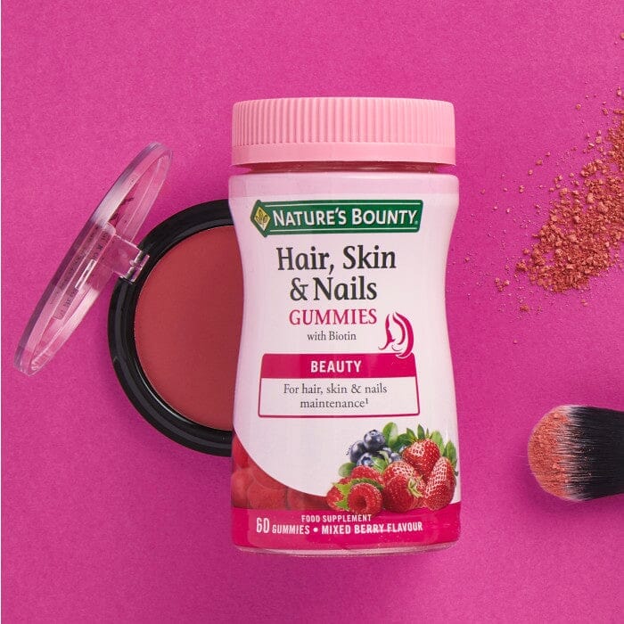 Nature's Bounty® Hair, Skin and Nails Gummies with Biotin - Pack of 60 Gummies Nature's Bounty 