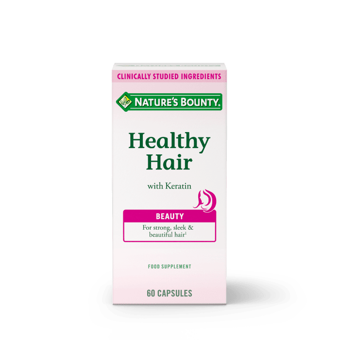 Nature's Bounty® Healthy Hair with Keratin - Pack of 60 Nature's Bounty 