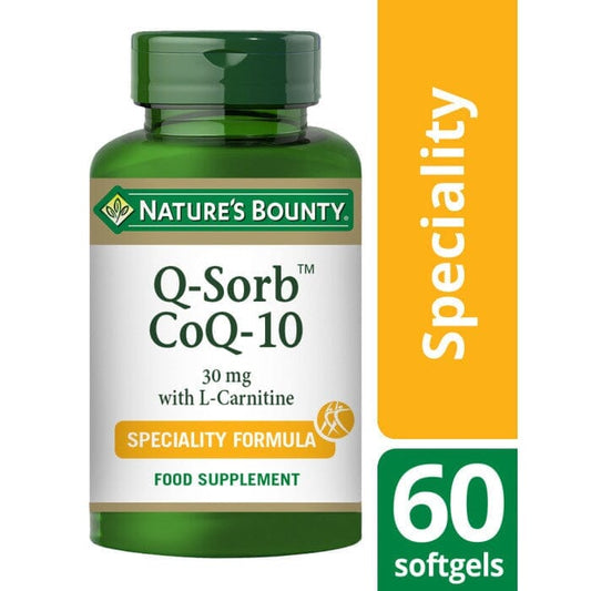 Nature's Bounty® Q-Sorb 30mg CoQ-10 with L-Carnitine Softgels - Pack of 60 Softgels Nature's Bounty 