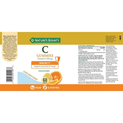 Nature’s Bounty® Vitamin C Gummies Gummies Nature's Bounty 