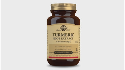 Solgar® Turmeric Root Extract Vegetable Capsules - Pack of 60