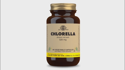 Solgar® Chlorella 520 mg Vegetable Capsules - Pack of 100