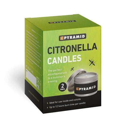 Pyramid Citronella Candles - 2 Pack