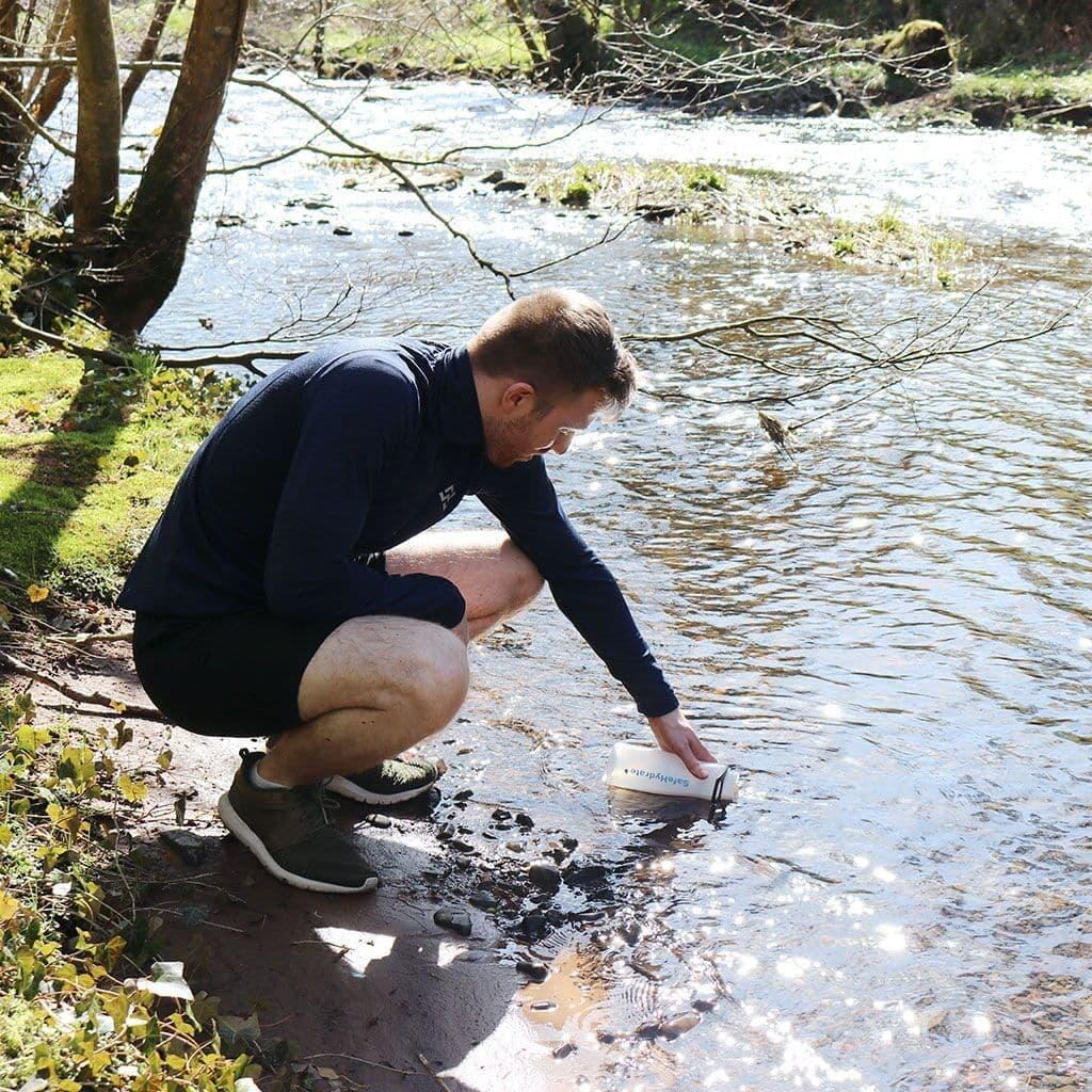 Pyramid SafeHydrate Water Filter Bottle Water Purification Pyramid Trek 