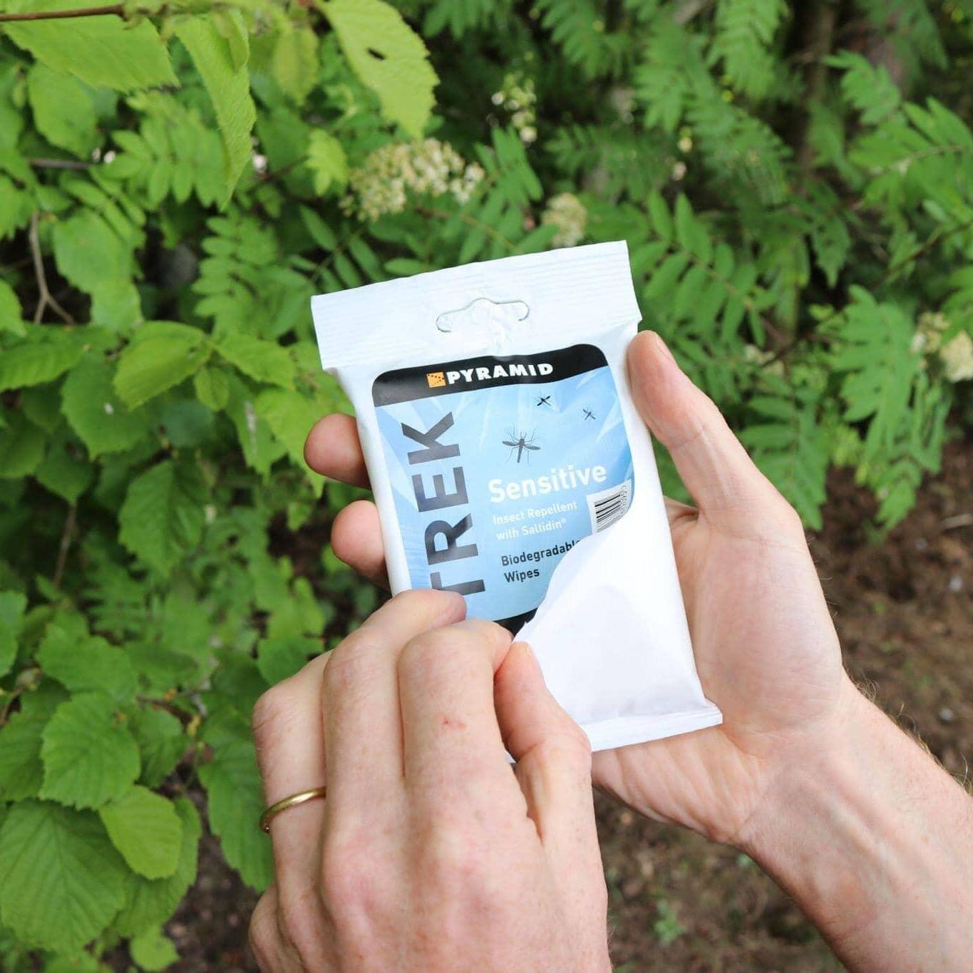 Pyramid Trek Sensitive Repellent Wipes