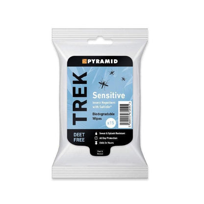 Pyramid Trek Sensitive Repellent Wipes Insect Repellent Pyramid Trek 