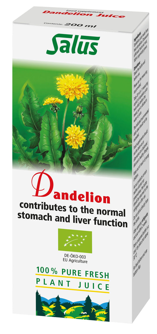 Salus Dandelion: 100% Pure Fresh Plant Juice 200ml (Copy) Liquid Salus 