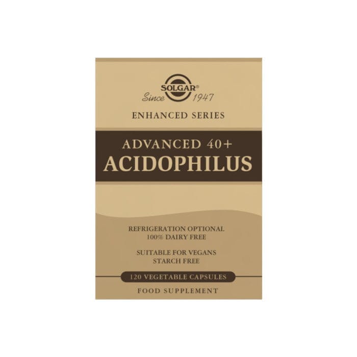 Solgar® Advanced 40+ Acidophilus Vegetable Capsules - Pack of 120 Solgar 