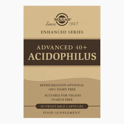 Solgar® Advanced 40+ Acidophilus Vegetable Capsules - Pack of 60 Solgar 