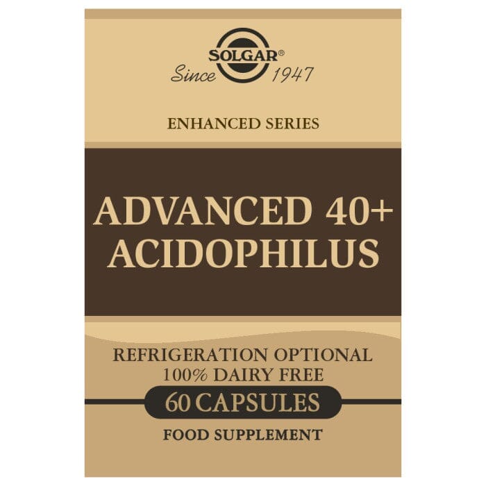 Solgar® Advanced 40+ Acidophilus Vegetable Capsules - Pack of 60 Solgar 