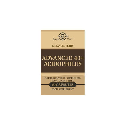 Solgar® Advanced 40+ Acidophilus Vegetable Capsules - Pack of 60 Solgar 