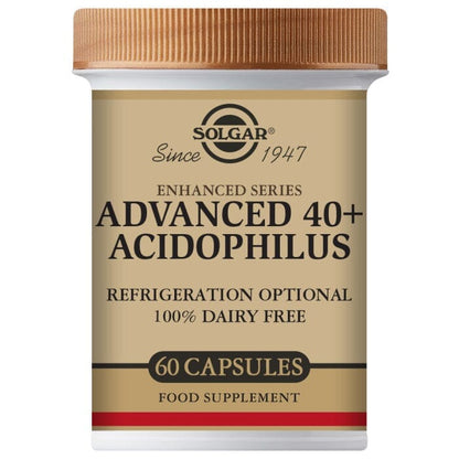 Solgar® Advanced 40+ Acidophilus Vegetable Capsules - Pack of 60 Solgar 