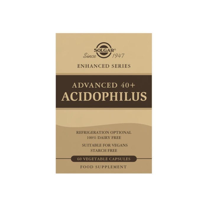 Solgar® Advanced 40+ Acidophilus Vegetable Capsules - Pack of 60 Solgar 