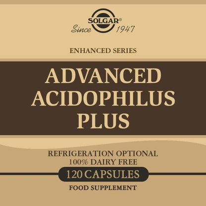 Solgar® Advanced Acidophilus Plus Vegetable Capsules - Pack of 120 Solgar 