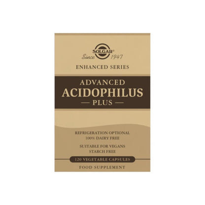 Solgar® Advanced Acidophilus Plus Vegetable Capsules - Pack of 120 Solgar 