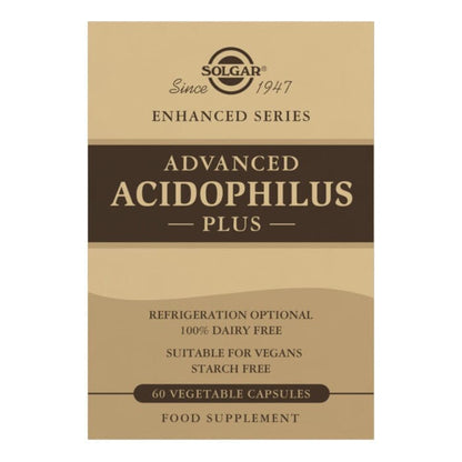 Solgar® Advanced Acidophilus Plus Vegetable Capsules - Pack of 60 Solgar 