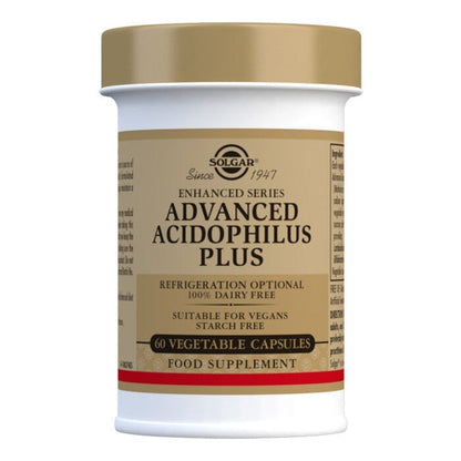 Solgar® Advanced Acidophilus Plus Vegetable Capsules - Pack of 60 Solgar 