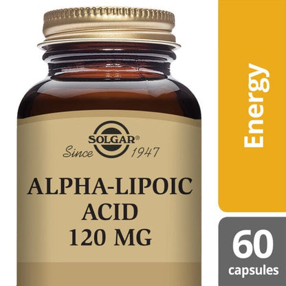 Solgar® Alpha-Lipoic Acid 120 mg Vegetable Capsules - Pack of 60 Solgar 