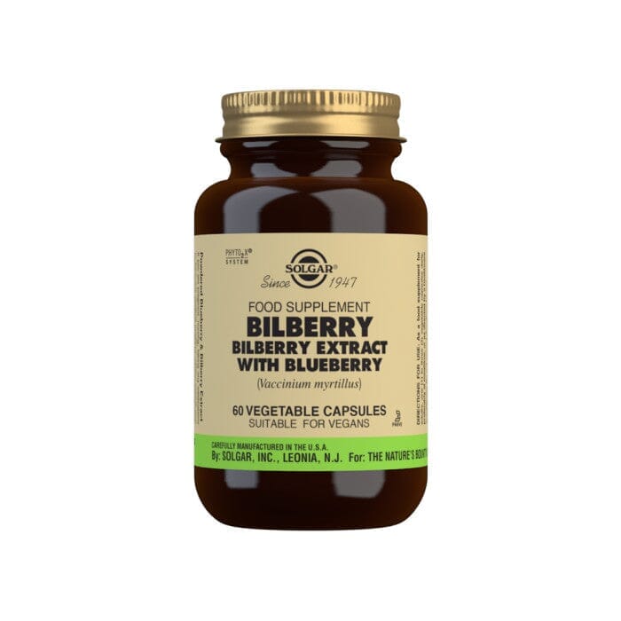 Solgar® Bilberry Berry Extract with Blueberry Vegetable Capsules - Pack of 60 Solgar 