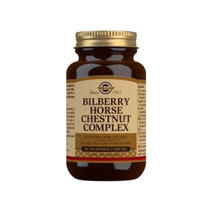 Solgar® Bilberry Horse Chestnut Complex Vegetable Capsules - Pack of 60 Solgar 