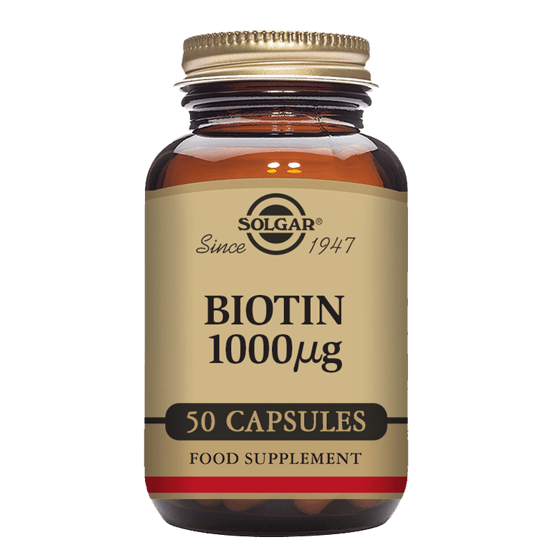 Solgar® Biotin 1000 µg Vegetable Capsules - Pack of 50 Solgar 