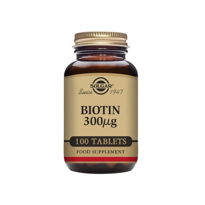 Solgar® Biotin 300 µg Tablets - Pack of 100 Solgar 