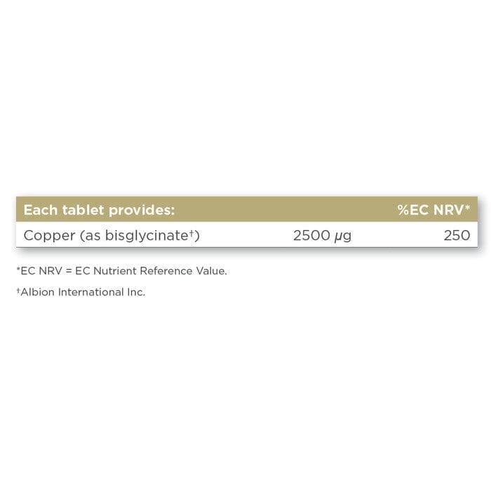 Solgar® Chelated Copper Tablets - Pack of 100 Solgar 