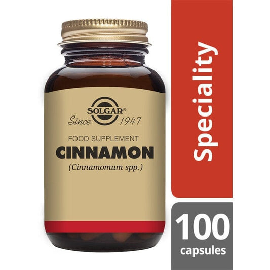 Solgar® Cinnamon Vegetable Capsules - Pack of 100 Solgar 