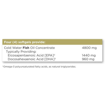 Solgar® Double Strength Omega-3 Softgels - Pack of 120 Solgar 