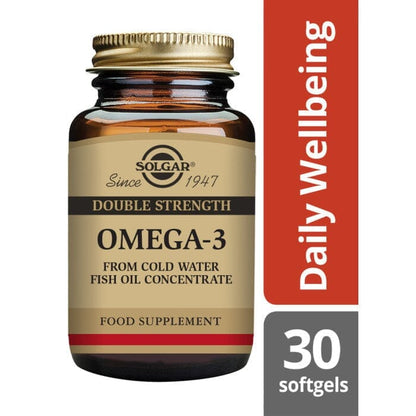 Solgar® Double Strength Omega-3 Softgels - Pack of 30 Solgar 