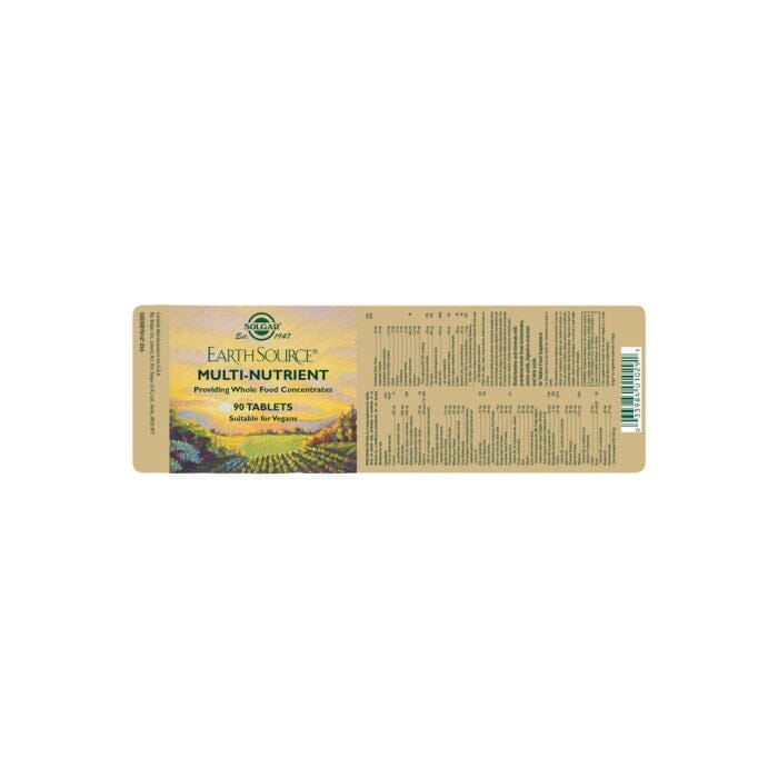 Solgar® Earth Source Multi Nutrient Tablets - Pack of 90 Solgar 