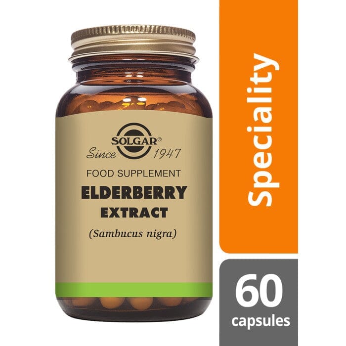 Solgar® Elderberry Extract Vegetable Capsules - Pack of 60 Solgar 