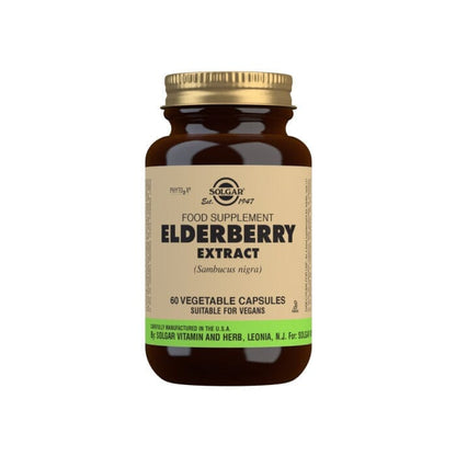 Solgar® Elderberry Extract Vegetable Capsules - Pack of 60 Solgar 