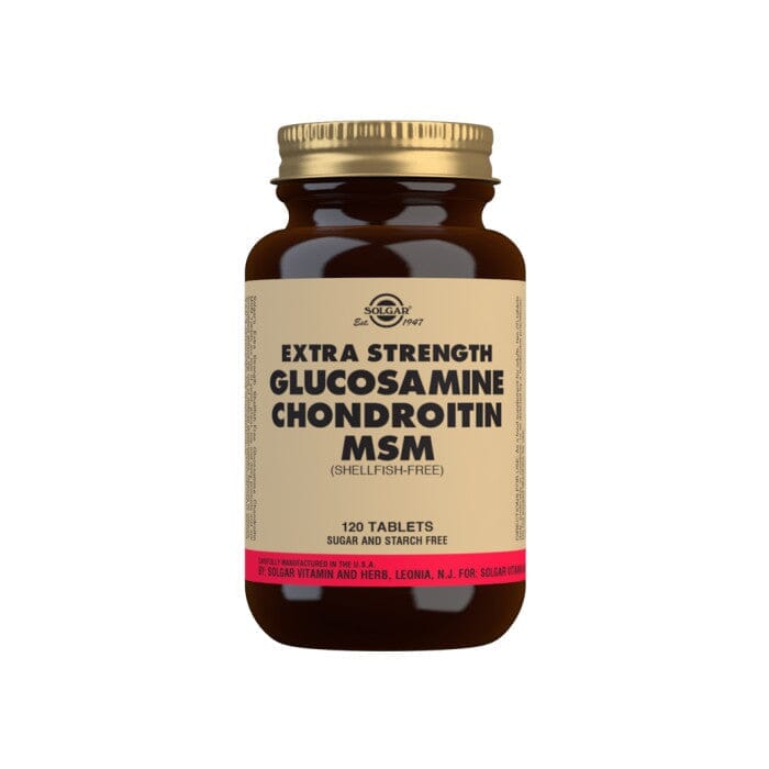 Solgar® Extra Strength Glucosamine Chondroitin MSM Tablets - Pack of 120 Solgar 