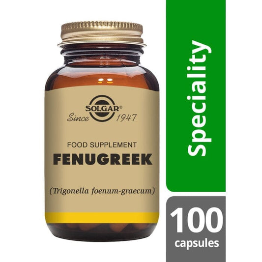 Solgar® Fenugreek Vegetable Capsules - Pack of 100 Solgar 