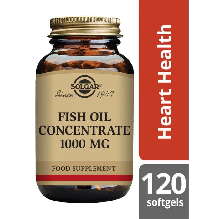 Solgar® Fish Oil Concentrate 1000 mg Softgels - Pack of 120 Solgar 